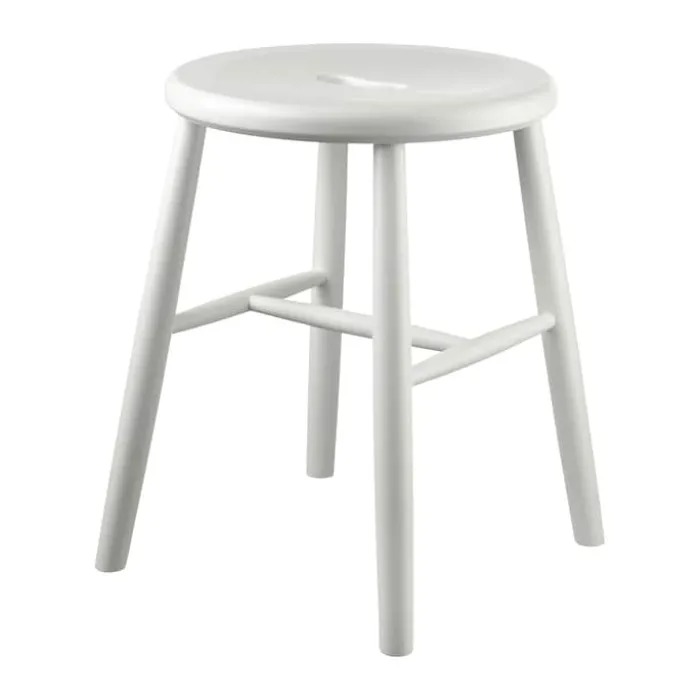 FDB Møbler J27 Skammel B 35 x H 45,5 cm - Certificeret bøgetræ - Hvid