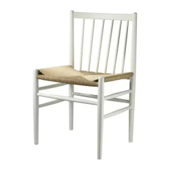 FDB Møbler J80 Spisebordsstol H 82 cm - Bøgetræ - Pure white