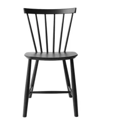 FDB Møbler J46 Spisebordsstol H 80 cm - Bøgetræ - Jet black