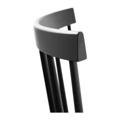 FDB Møbler J46 Spisebordsstol H 80 cm - Bøgetræ - Jet black