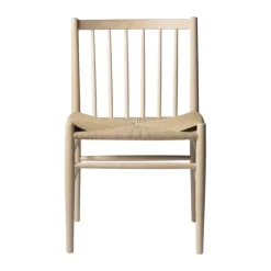 FDB Møbler J80 Spisebordsstol H 82 cm - Sæbebehandlet bøgetræ - Natur