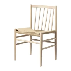 FDB Møbler J80 Spisebordsstol H 82 cm - Sæbebehandlet bøgetræ - Natur