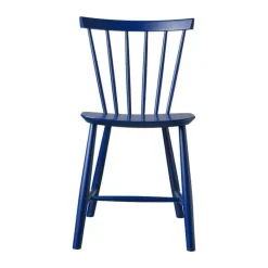 FDB Møbler J46 Spisebordsstol H 80 cm - Bøgetræ - Dark blue