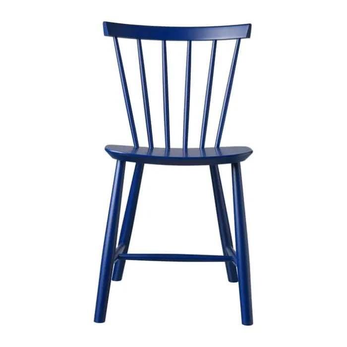 FDB Møbler J46 Spisebordsstol H 80 cm - Bøgetræ - Dark blue