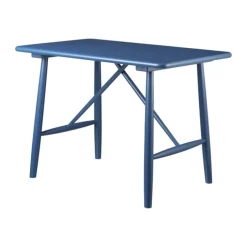 FDB Møbler P10 Børnebord H 52 x B 80 x D 50 cm - Certificeret bøgetræ - Blå