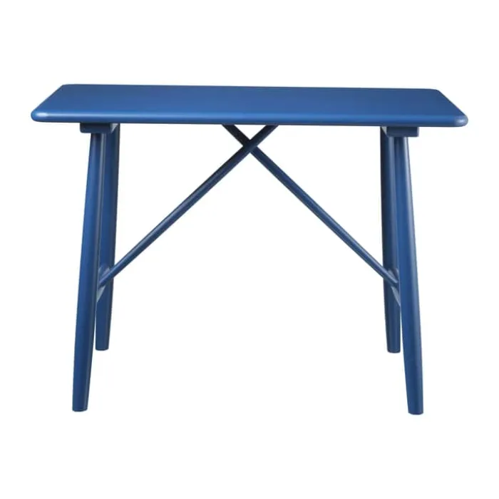 FDB Møbler P10 Børnebord H 52 x B 80 x D 50 cm - Certificeret bøgetræ - Blå