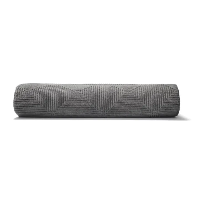 FDB Møbler R33 Kirkeby Strandhåndklæde B 90 x L 185 cm - Bomuld - Granite