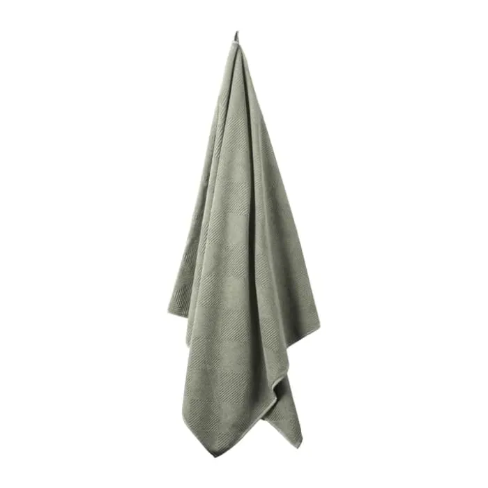 FDB Møbler R33 Kirkeby Strandhåndklæde B 90 x L 185 cm - Bomuld - Sea