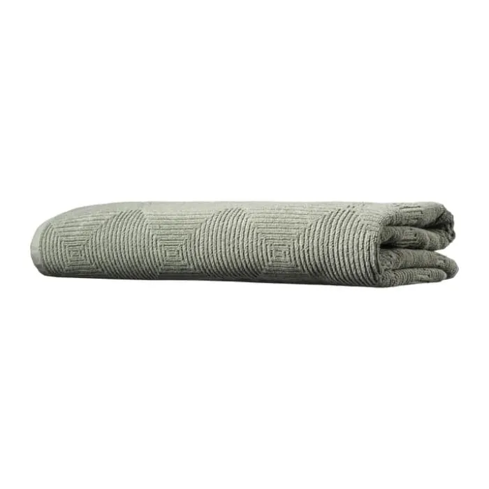 FDB Møbler R33 Kirkeby Strandhåndklæde B 90 x L 185 cm - Bomuld - Sea