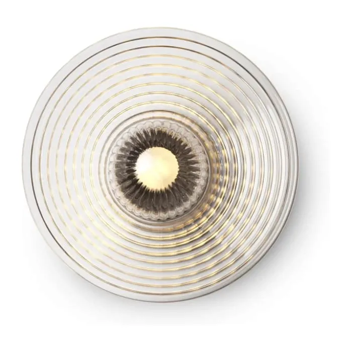 FDB Møbler U12 Sletterhage Væglampe Ø 21 x H 11,2 cm - Ledningsfri - Glas
