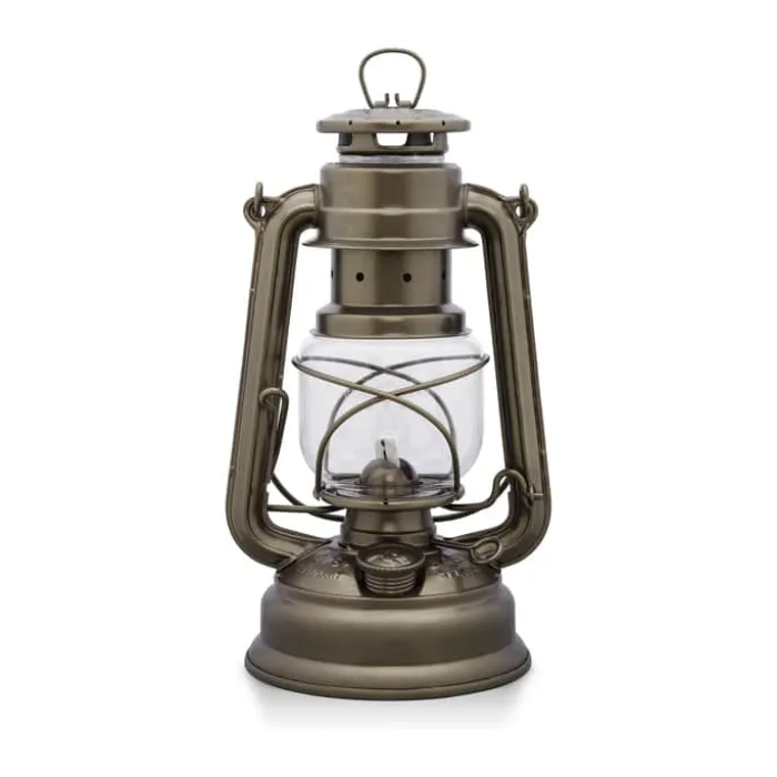 Feuerhand Olie Lanterne Ø 15 x H 26,5 x B 13,5 cm - Stål - Bronze