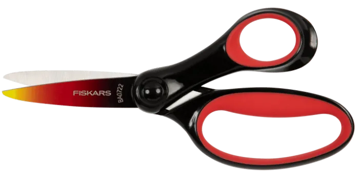 Fiskars Børnesaks L 15,3 cm - Rustfrit stål/plastik - Blå