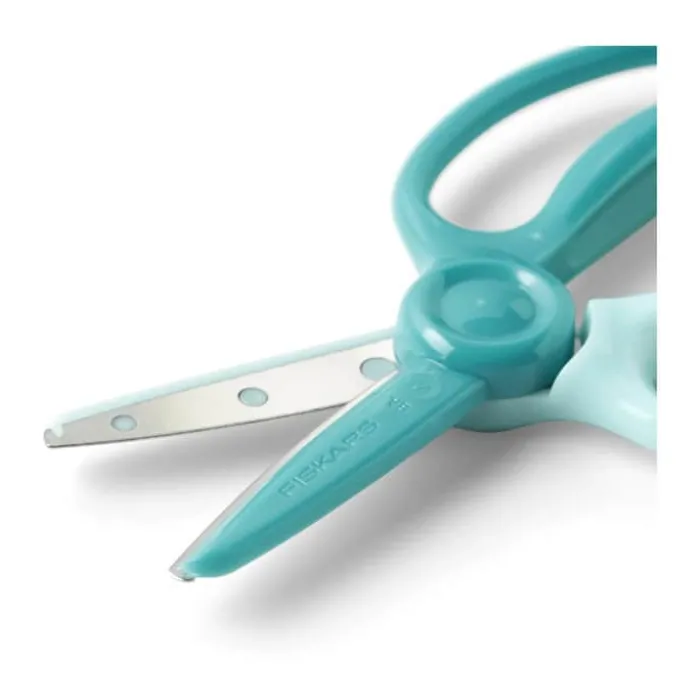 Fiskars Cut & Learn Børnesaks - 3 år L 16 cm - Plastik - Blå/grøn