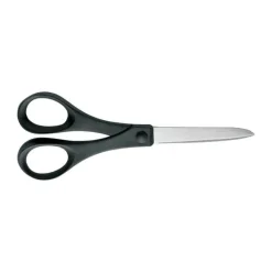 Fiskars Essential Papirsaks L 18 cm - Rustfrit stål - Stål/sort