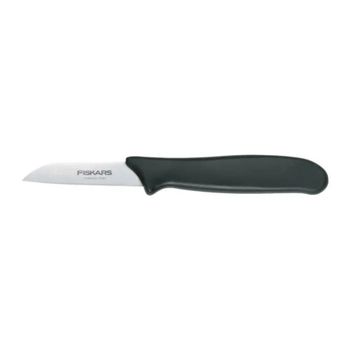 Fiskars Essential Urtekniv L 7 cm - Sølvfarvet/sort