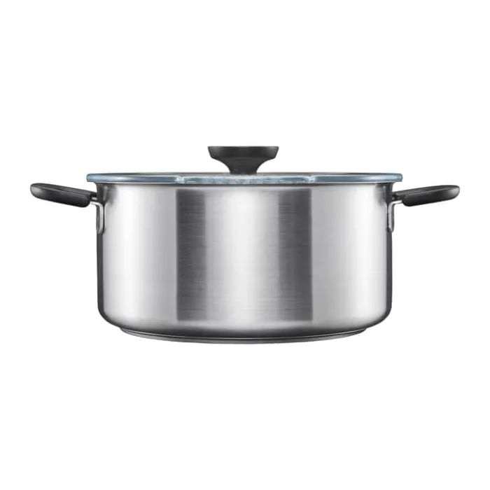 Fiskars Functional Form Gryde 5 liter - Rustfrit stål