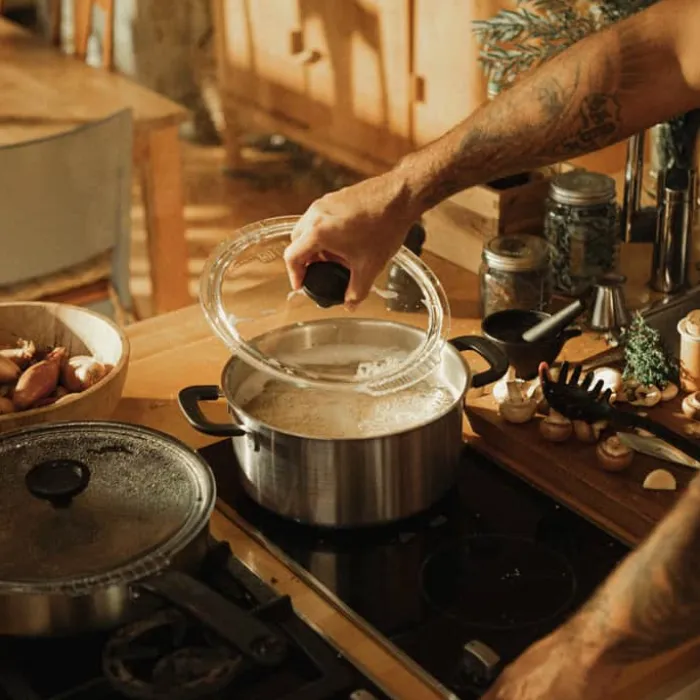 Fiskars Functional Form Gryde 5 liter - Rustfrit stål