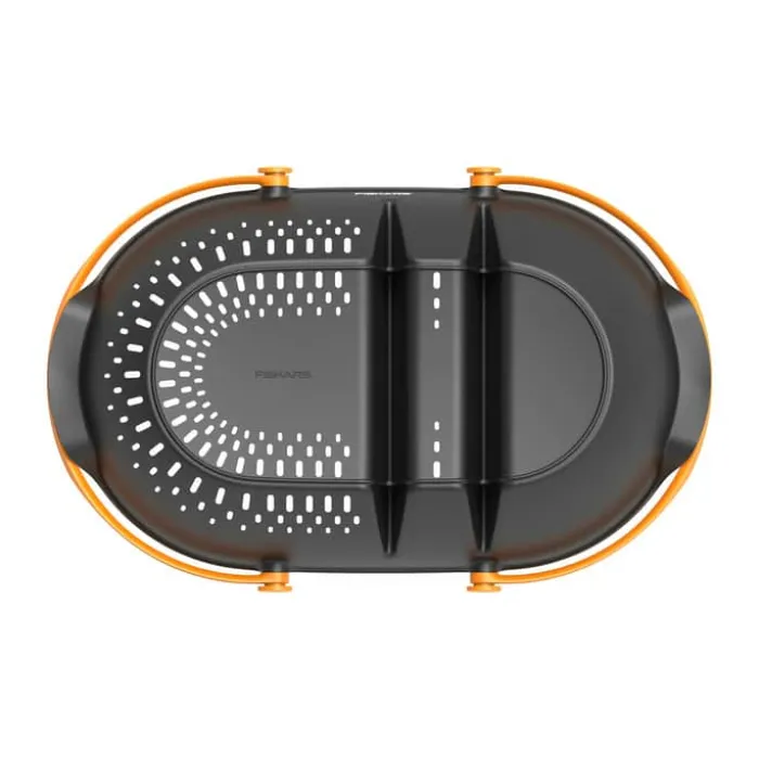 Fiskars Garden Plus Høstkurv B 38,3 x L 61 cm - Sort/orange