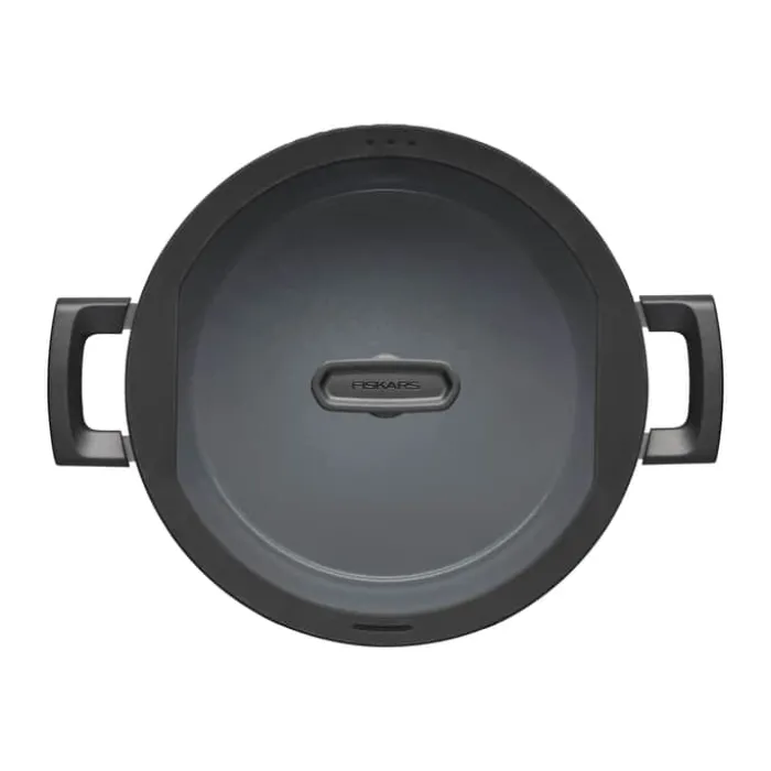 Fiskars Hard Face Gryde 5 liter - Genanvendt Aluminium - Grå
