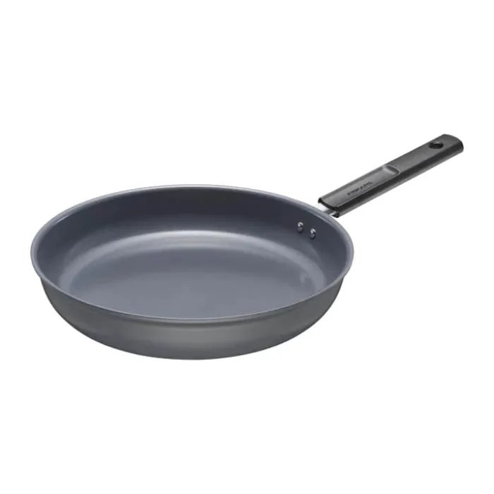 Fiskars Hard Face Stegepande Ø 30 cm - Genanvendt aluminium/rustfrit stål - Keramisk non-stick belægning