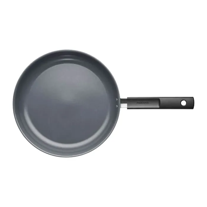 Fiskars Hard Face Stegepande Ø 30 cm - Genanvendt aluminium/rustfrit stål - Keramisk non-stick belægning