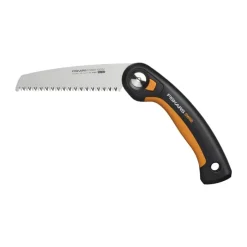 Fiskars Plus Foldesav SW68 L 15 cm - Stål - Sort/Orange