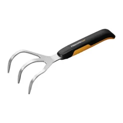 Fiskars Xact Kultivator L 32,3 cm - Rustfrit stål - Sort/stål