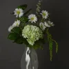 Fleuristc Fresh Mint Buket 6 stilke - Kunststof - Hvid/grøn