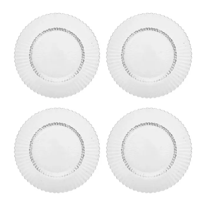 Fortessa Archie Frokosttallerken - 4 stk. Ø 21,5 cm - Glas - Clear