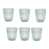 Fortessa Archie Glas - 6 stk. 37 cl - Glas - Grøn