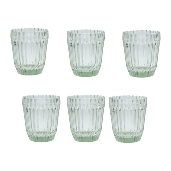 Fortessa Archie Glas - 6 stk. 37 cl - Glas - Grøn