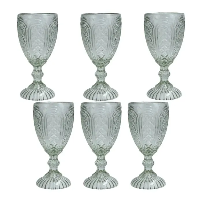 Fortessa Carousel Vinglas - 6 stk. 30,5 cl - Glas - Grøn