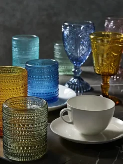 Fortessa Jupiter Vandglas - 6 stk. 30 cl - Glas - Grøn