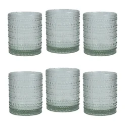 Fortessa Jupiter Vandglas - 6 stk. 30 cl - Glas - Grøn