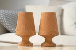 Frede Høst Raflebæger - Anny Ø 9,4 x H 15,8 - Egetræ - Beige