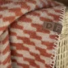 Fusenegger Merano Plaid B 160 x L 200 cm - Uld/polyacryl/bomuld - Terra Cotta