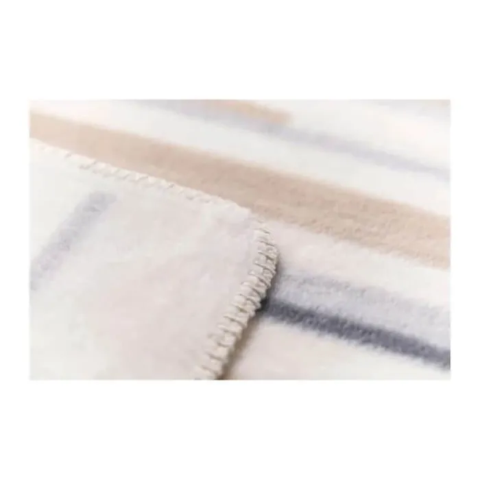 Fusenegger Savona Plaid B 150 x L 200 cm - Bomuld/viskose/polyester - Offwhite