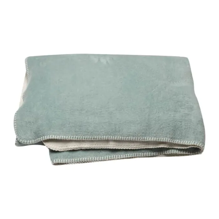 Fussenegger Plaid B 150 x L 200 cm - Bomuld/akryl - Green/natur