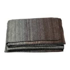 Fussenegger Savona Plaid B 150 x L 200 cm - Bomuld/akryl - Ivy/blue