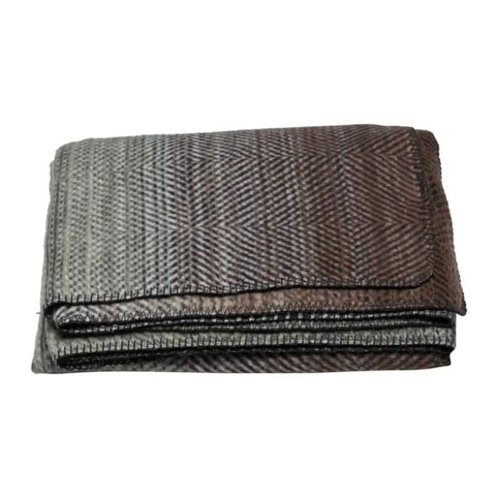 Fussenegger Savona Plaid B 150 x L 200 cm - Bomuld/akryl - Ivy/blue