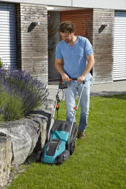 Gardena PowerMax Plæneklipper Højdejustérbar - Specielthærdet kniv