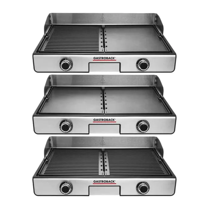 GASTROBACK Plancha Grill 2000 watt - Temperaturindstilling 90° til 240°C