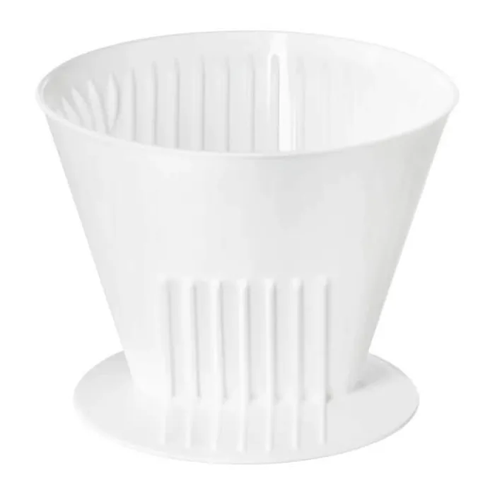 Gastromax Kaffefilterholder H 12 x B 12 x D 10 cm - Plastik - Hvid
