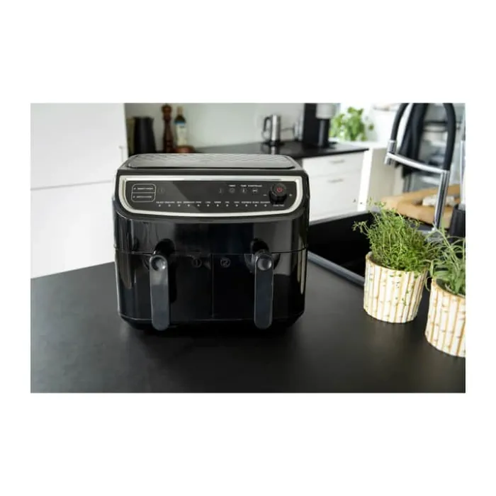Gastronoma Double Low Airfryer 9 liter - 2400 watt - 12 programmer