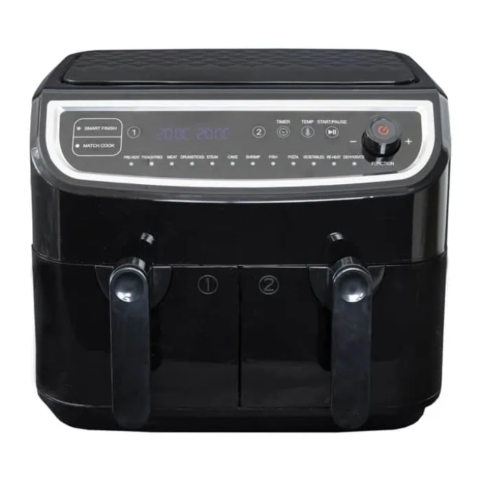 Gastronoma Double Low Airfryer 9 liter - 2400 watt - 12 programmer