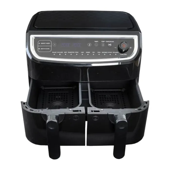 Gastronoma Double Low Airfryer 9 liter - 2400 watt - 12 programmer