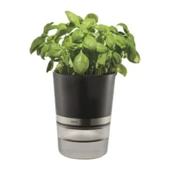 Gefu Botanico Krydderurtepotte H 18,5 - Plastik/rustfrit stål/nylon - Sort