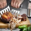 Gefu Pulled Pork Gaffel - 2 stk. B 10,5 x L 12 cm - Rustfrit stål/plastik - Sort