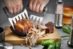 Gefu Pulled Pork Gaffel - 2 stk. B 10,5 x L 12 cm - Rustfrit stål/plastik - Sort