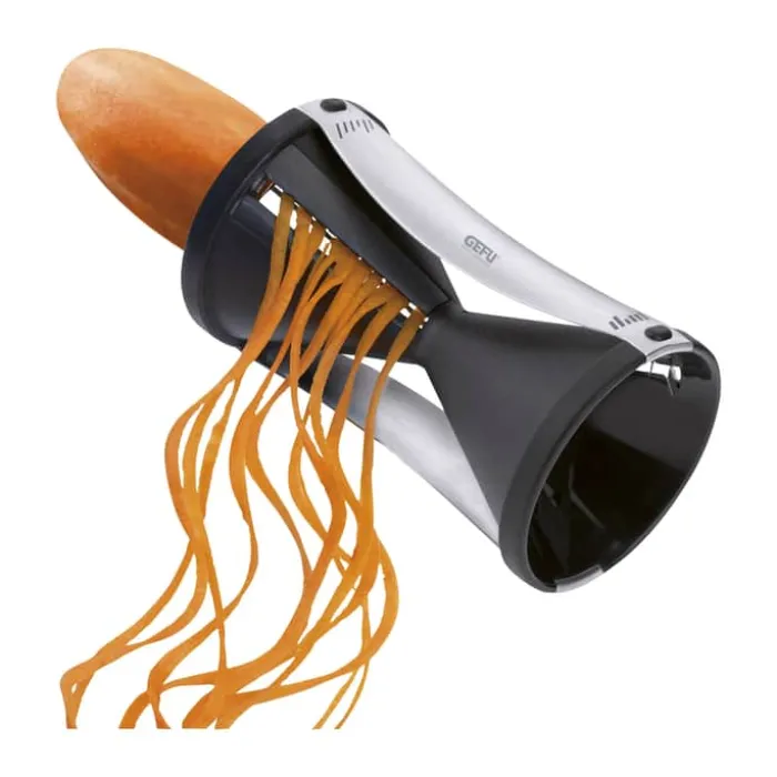 Gefu Spirelli Spiralizer H 13,5 cm - Rustfrit stål/plastik - Sort
